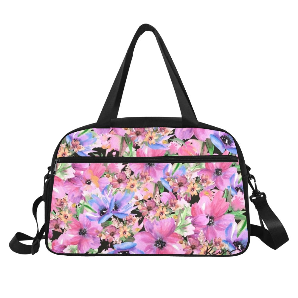 Bright Pink Floral - Gym Bag Gym Bag