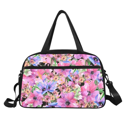 Bright Pink Floral - Gym Bag Gym Bag Printed Offshore