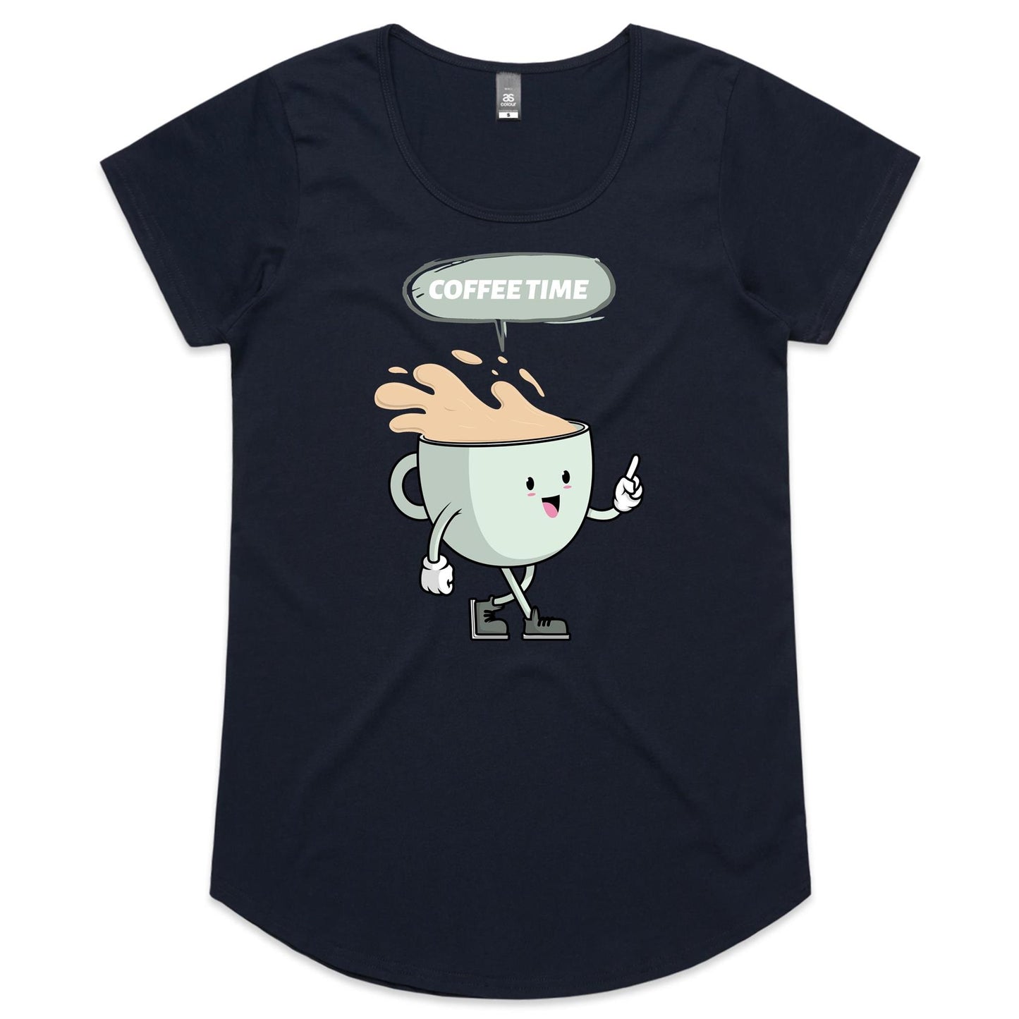 Coffee Time - Womens Scoop Neck T-Shirt