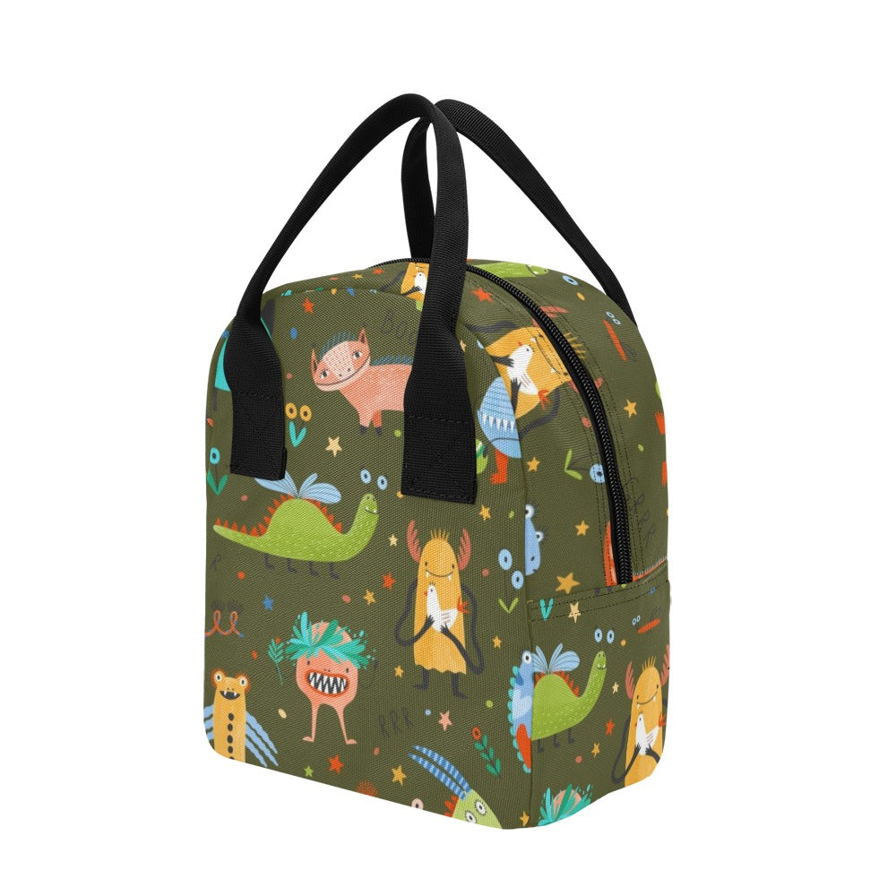 Monsters - Lunch Bag Lunch Bag Printed Offshore Sci Fi