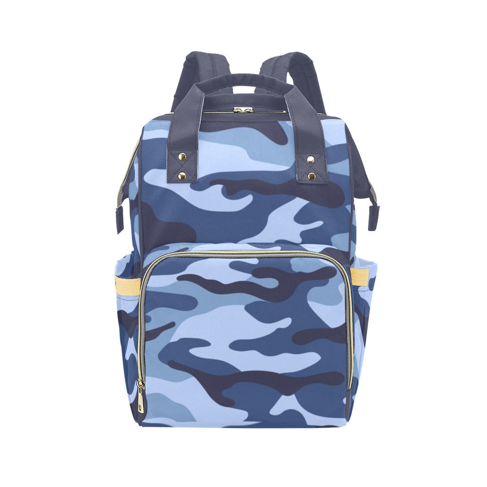 Blue Camouflage - Multifunction Backpack Multifunction Backpack Printed Offshore