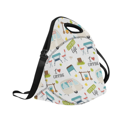 Camping Life - Neoprene Lunch Bag/Large Neoprene Lunch Bag/Large Printed Offshore