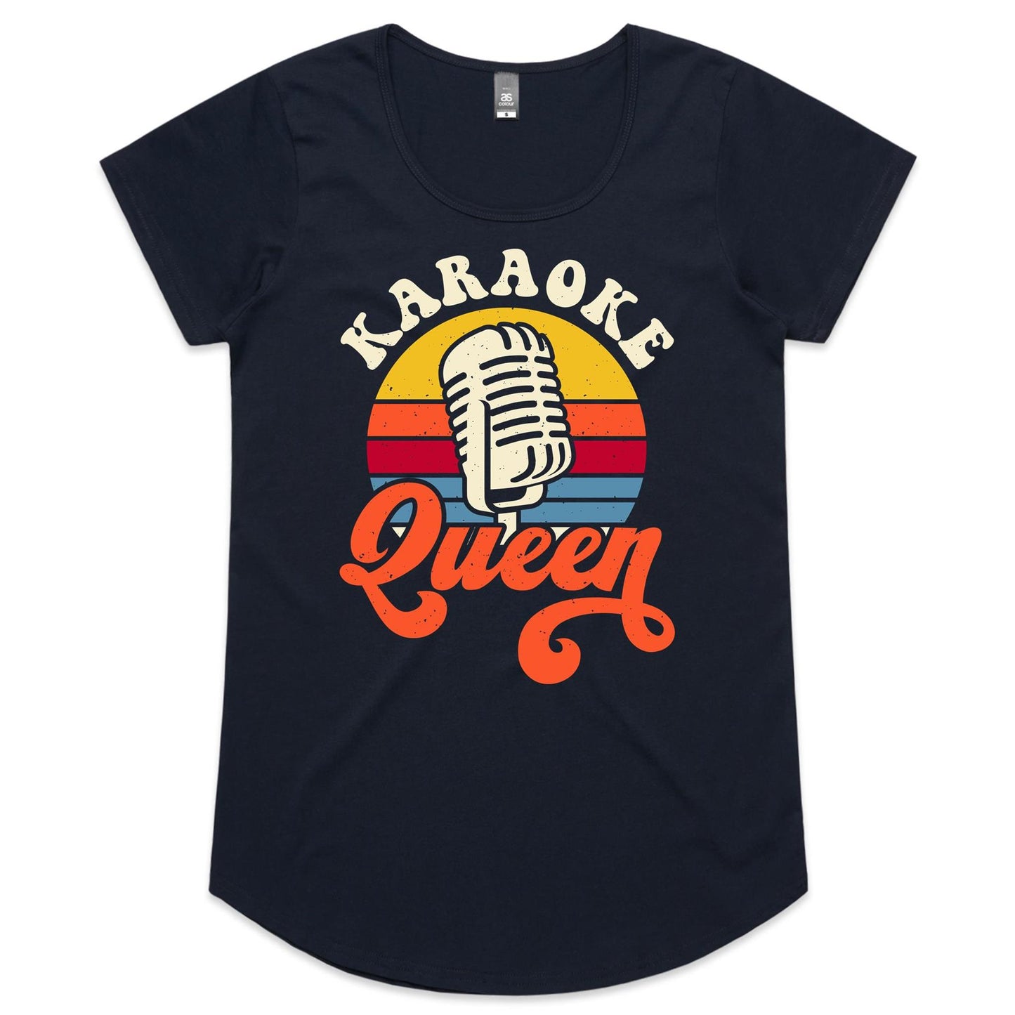 Karaoke Queen - Womens Scoop Neck T-Shirt