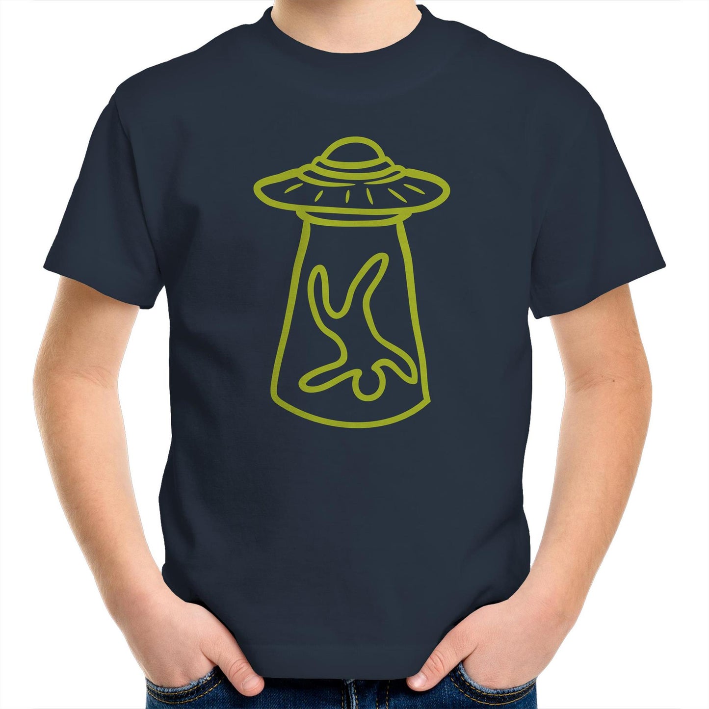 Alien Abduction - Kids Youth T-Shirt