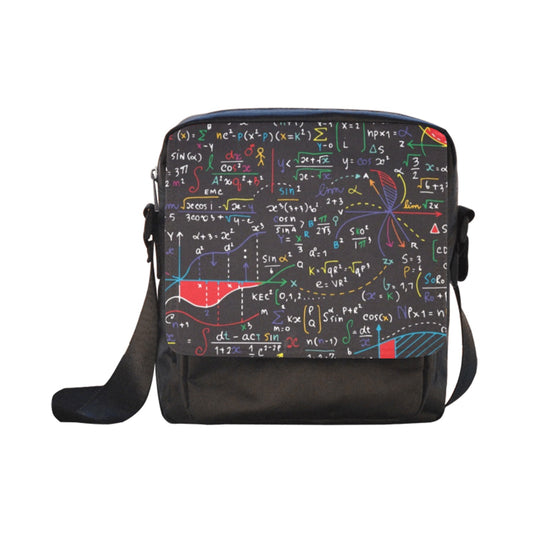Colourful Maths Formulas - Crossbody Nylon Bag Crossbody Bags Maths