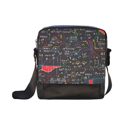 Colourful Maths Formulas - Crossbody Nylon Bag Crossbody Bags Maths Printed Offshore