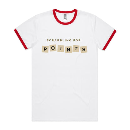 Scrabbling For Points - Staple Ringer Tee