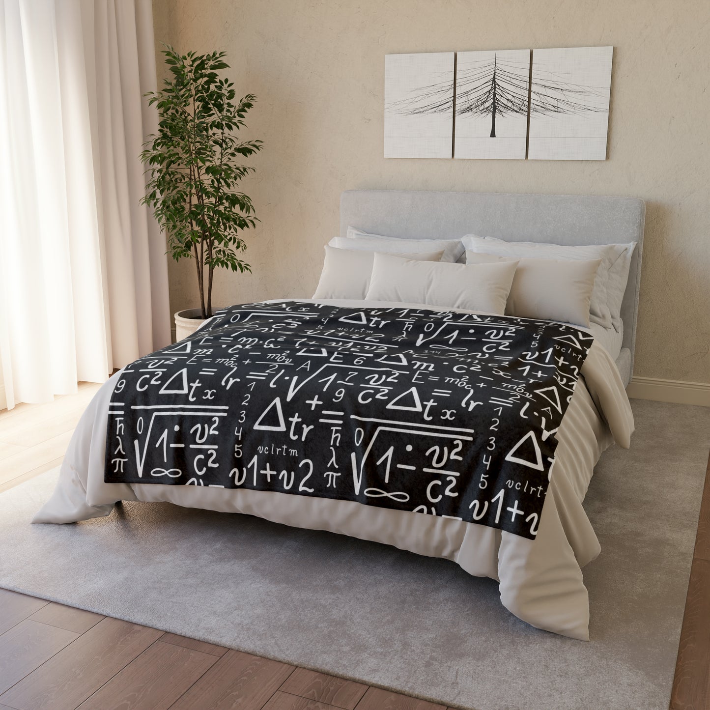 Maths - Soft Polyester Blanket 50" × 60" Blanket