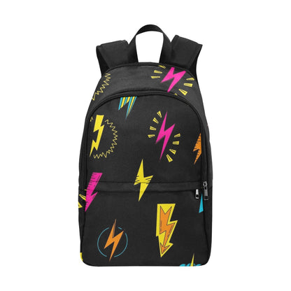 Fun Lightning - Fabric Backpack for Adult Adult Casual Backpack comic Printed Offshore