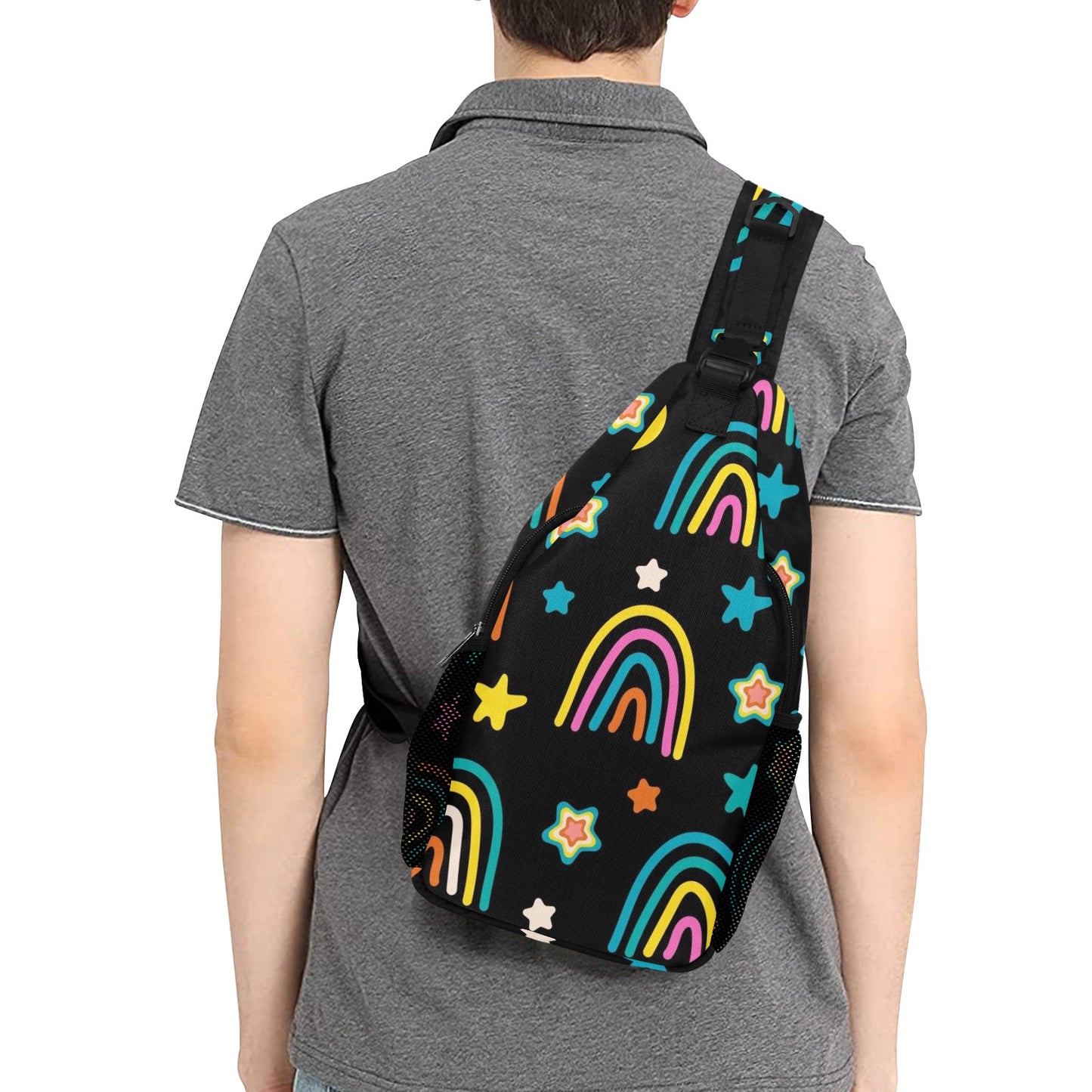 Rainbows - Cross-Body Chest Bag Cross-Body Chest Bag