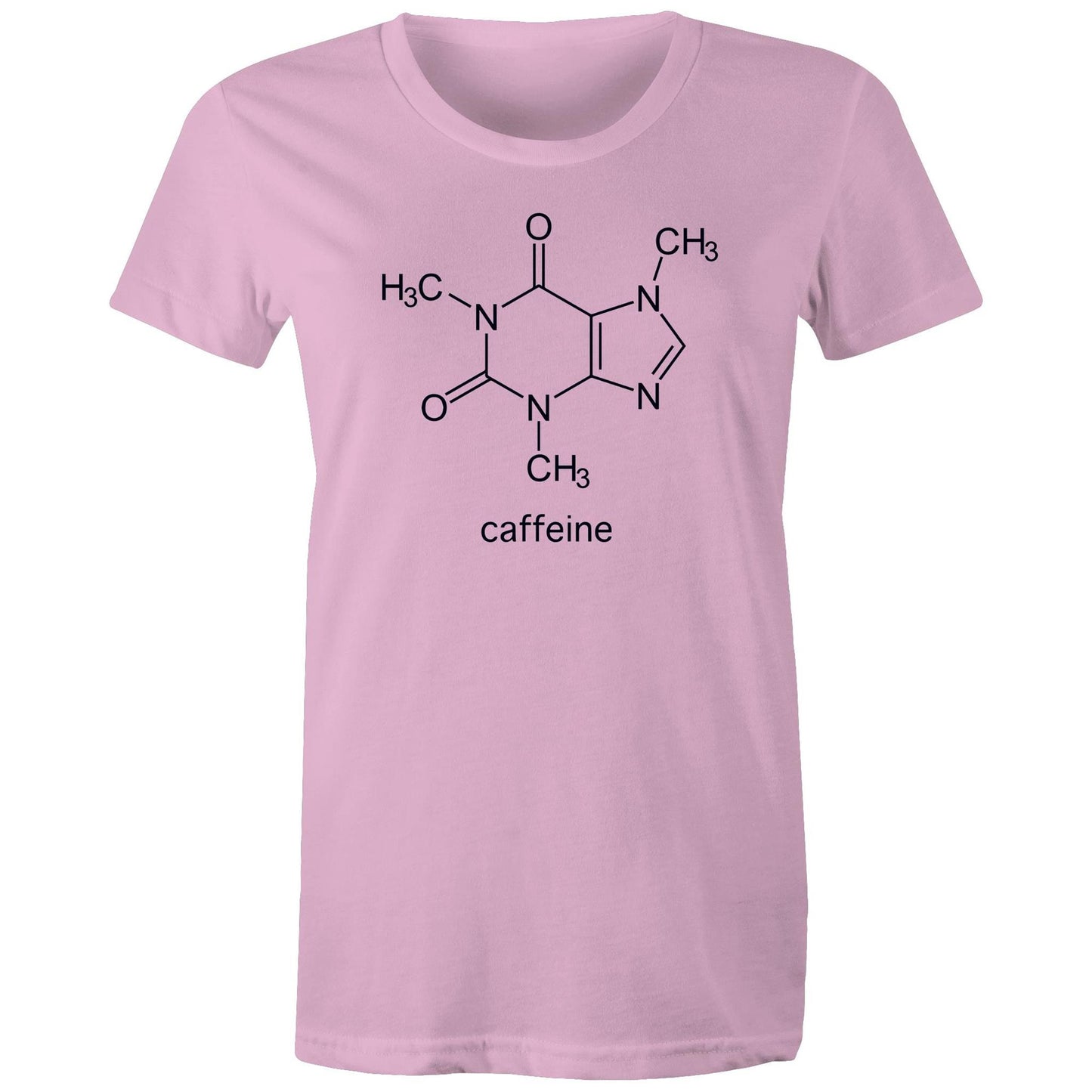 Caffeine Molecule - Womens T-shirt