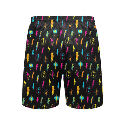 Fun Lightning - Men's Mid-Length Beach Shorts