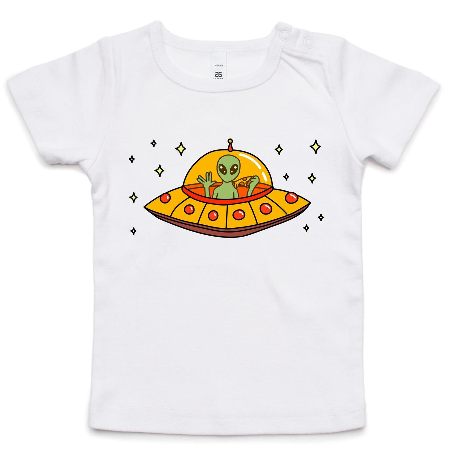 Alien Pizza - Baby T-shirt