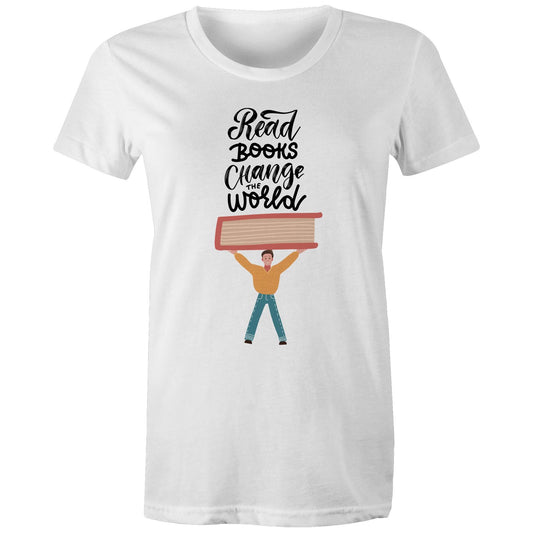 Read Books Change The World - Womens T-shirt