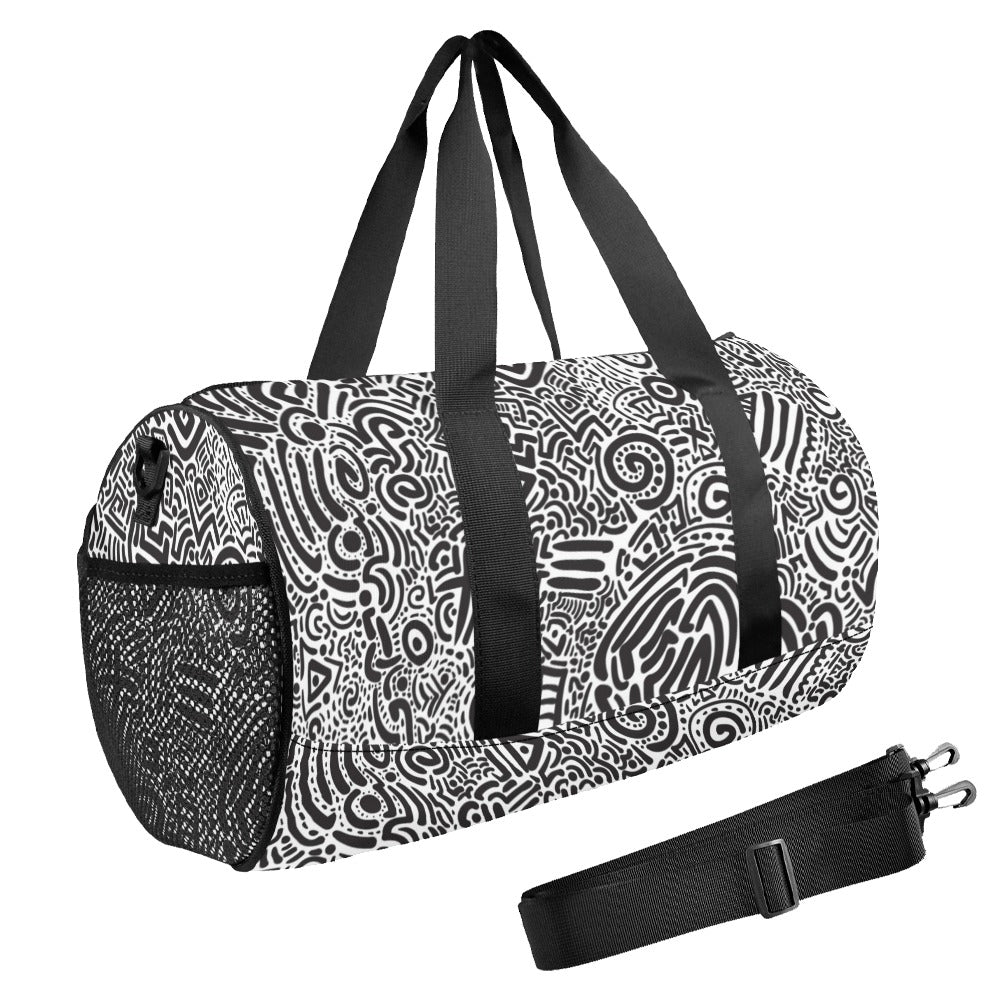 Black And White - Duffle Bag