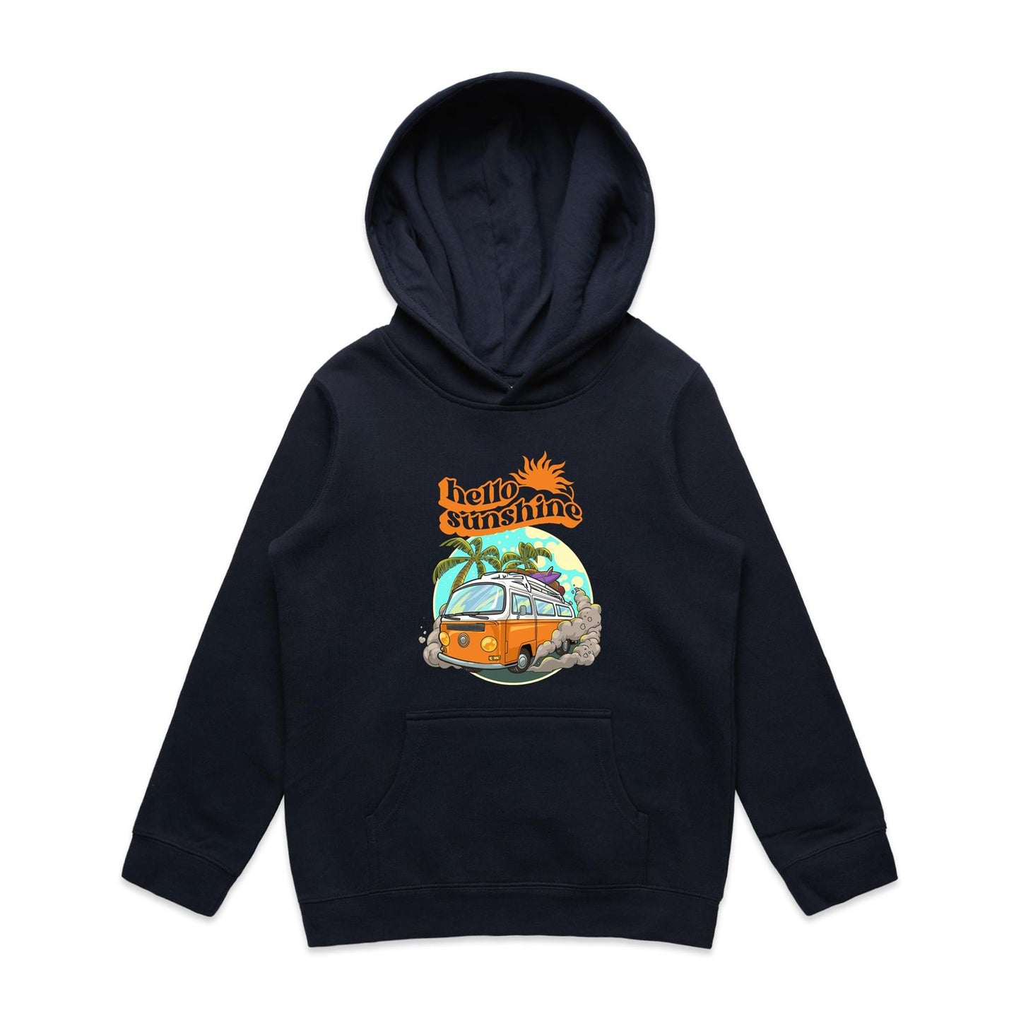 Hello Sunshine, Beach Van - Youth Supply Hood