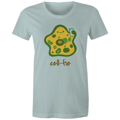 Cell-fie, Selfie Cell - Womens T-shirt