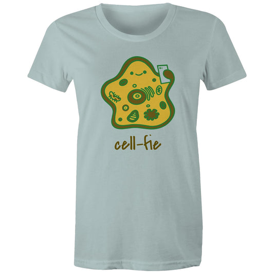 Cell-fie, Selfie Cell - Womens T-shirt