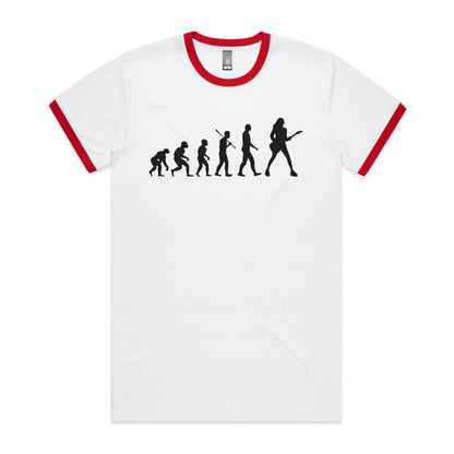 Guitarist Evolution - Staple Ringer Tee