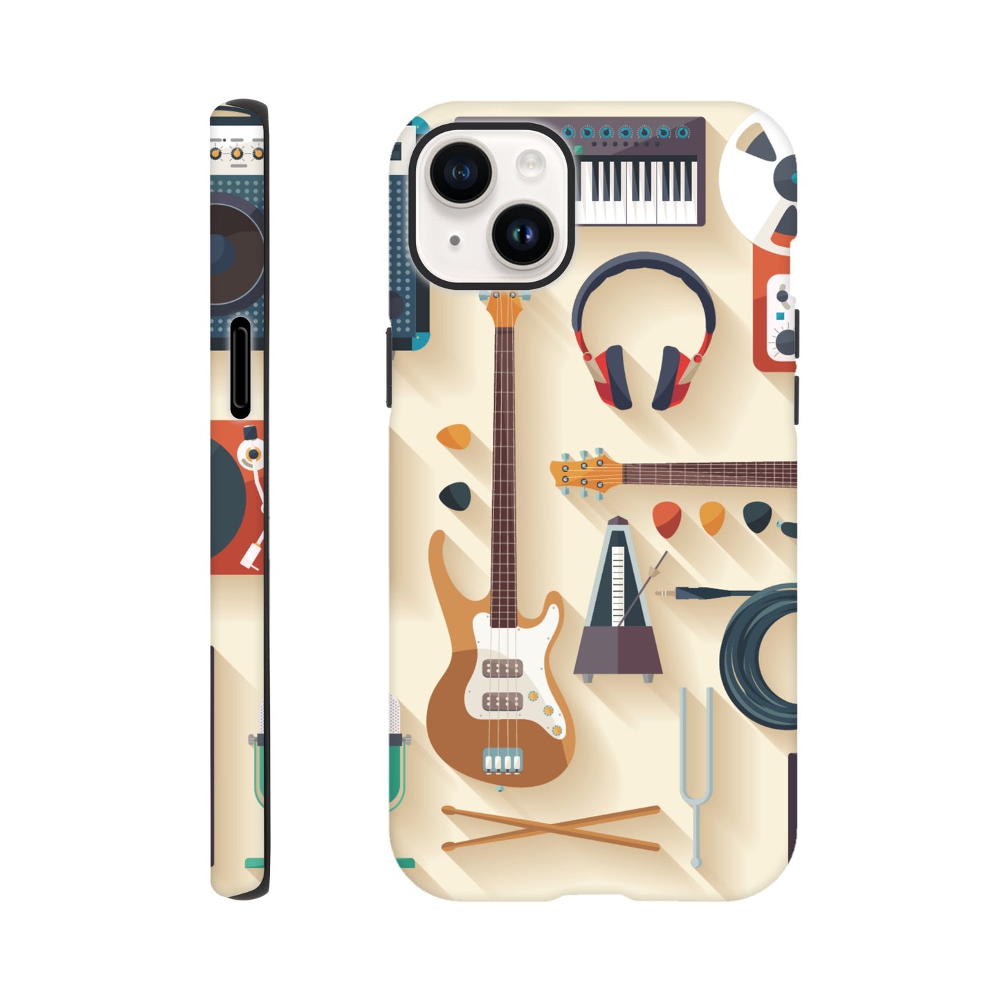 Music Time - Phone Tough case iPhone 14 Plus Phone Case Music