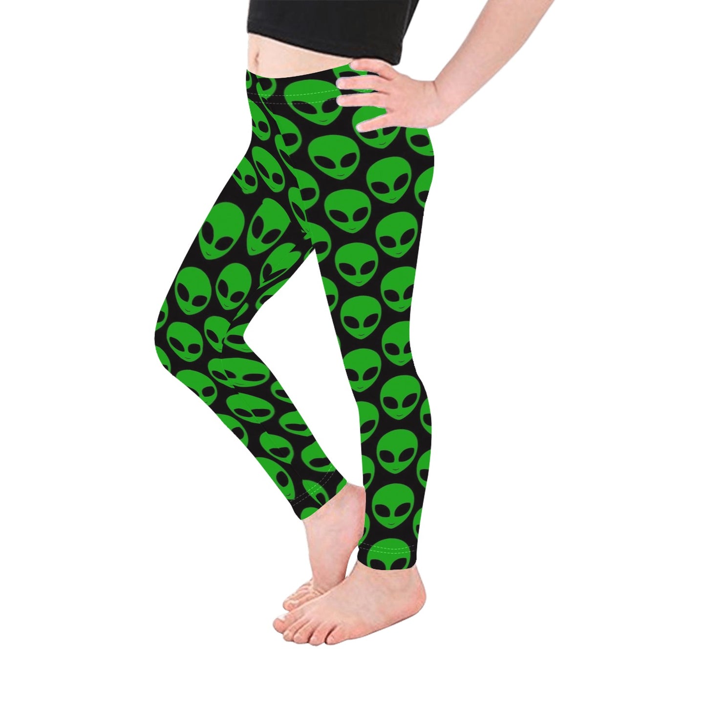 Aliens - Kid's Ankle Length Leggings