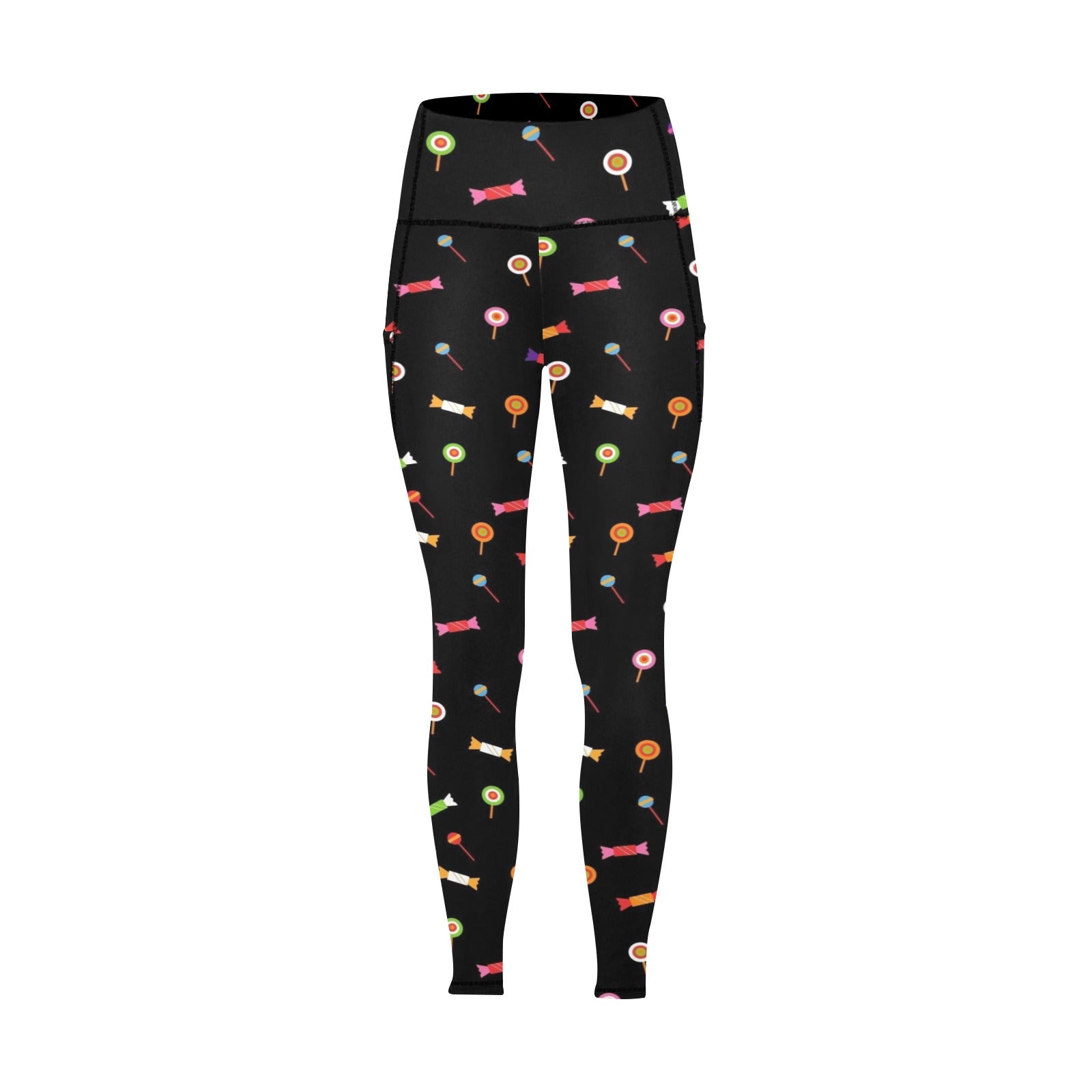 Candy - Women's Leggings with Pockets Women's Leggings with Pockets S - 2XL Food Printed Offshore