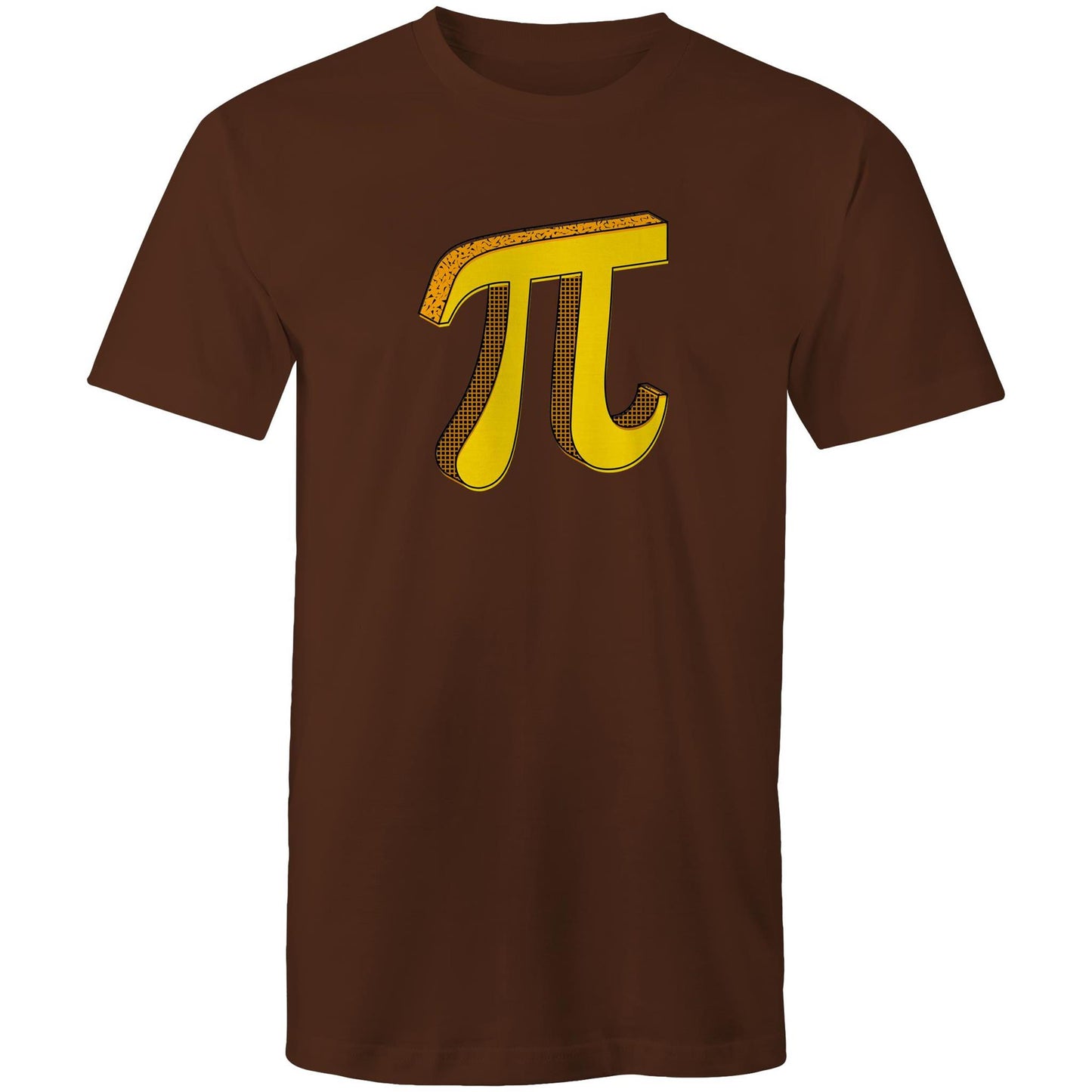 Pi - Mens T-Shirt Dark Chocolate Mens T-shirt Printed In Australia Science