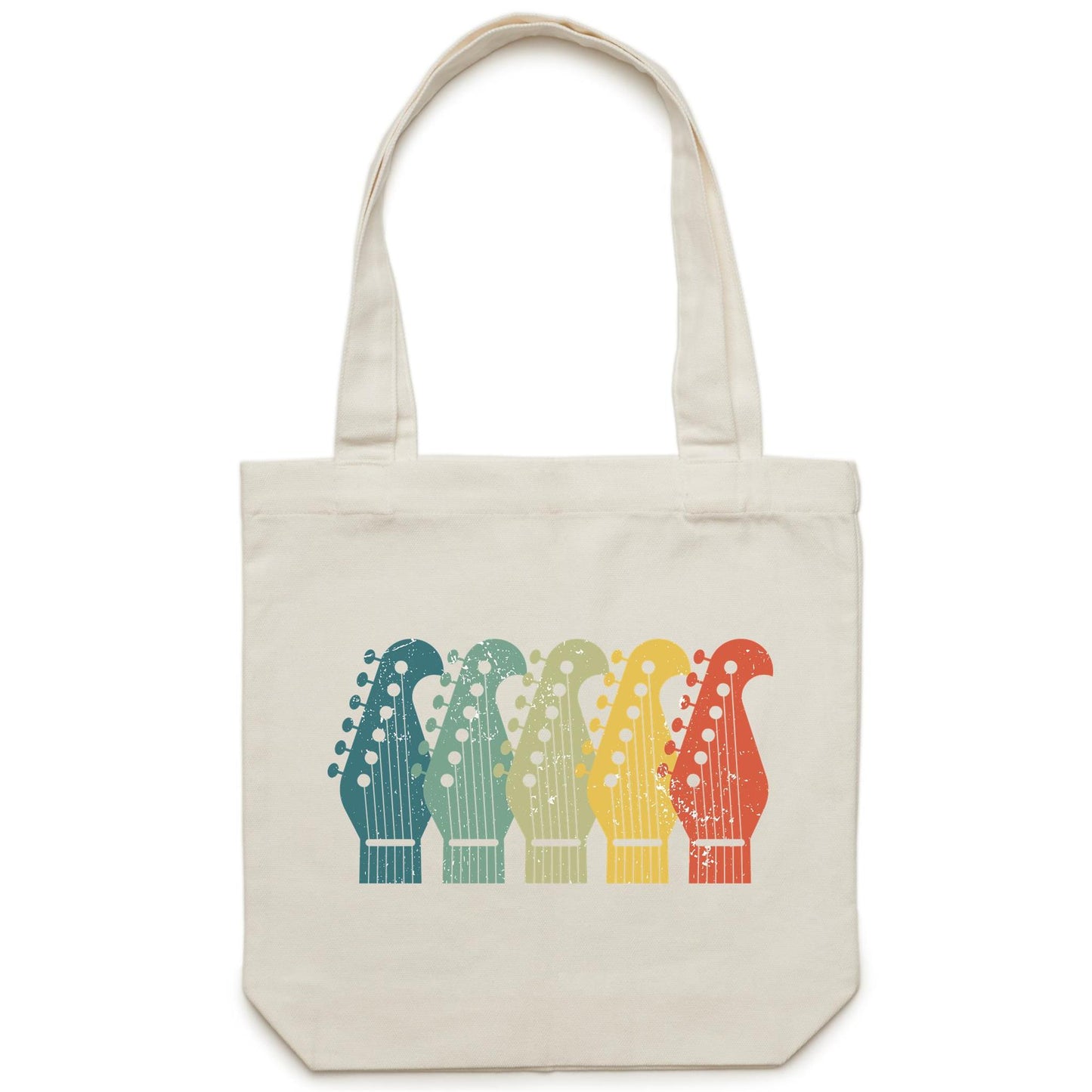 Guitar Headstocks - Canvas Tote Bag