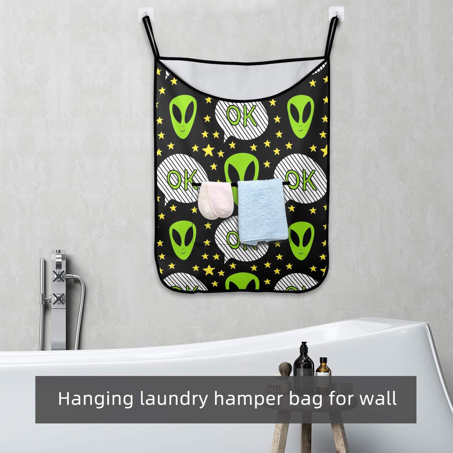 Alien OK - Hanging Laundry Bag