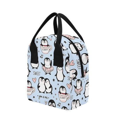 Penguin Love - Zipper Lunch Bag