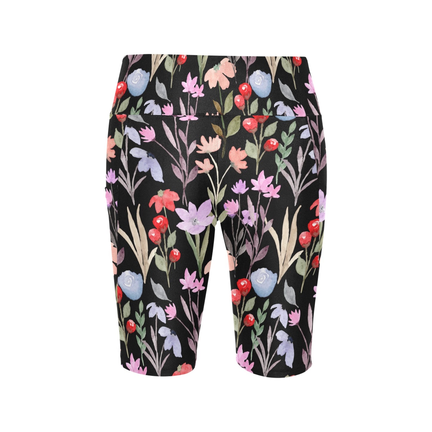 Floral Watercolour - Women's Bike Shorts Womens Bike Shorts