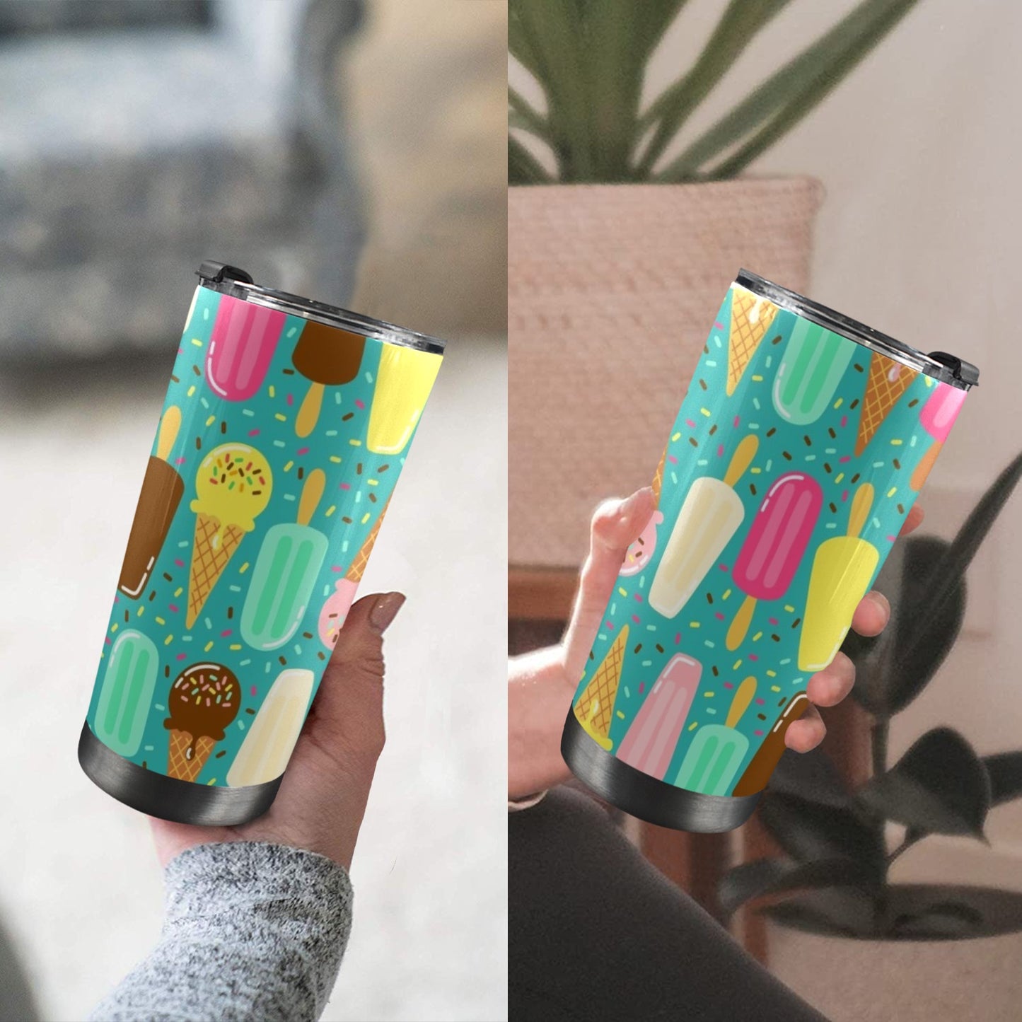 Ice Cream - 20oz Travel Mug / Tumbler