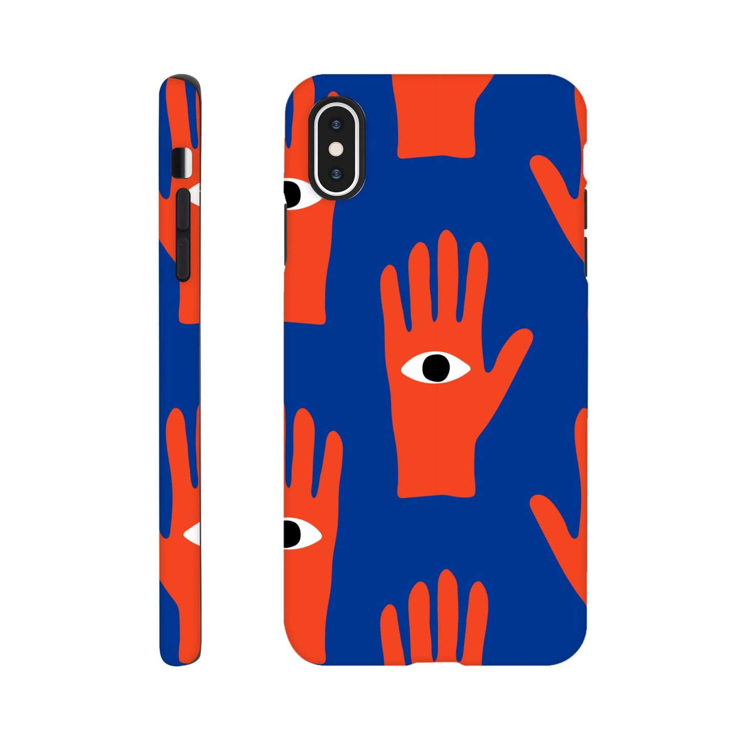 Hand Eyes - Phone Tough Case iPhone XS Max Phone Case Globally Fulfilled