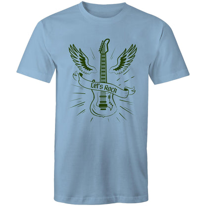 Let's Rock, Guitar - Mens T-Shirt