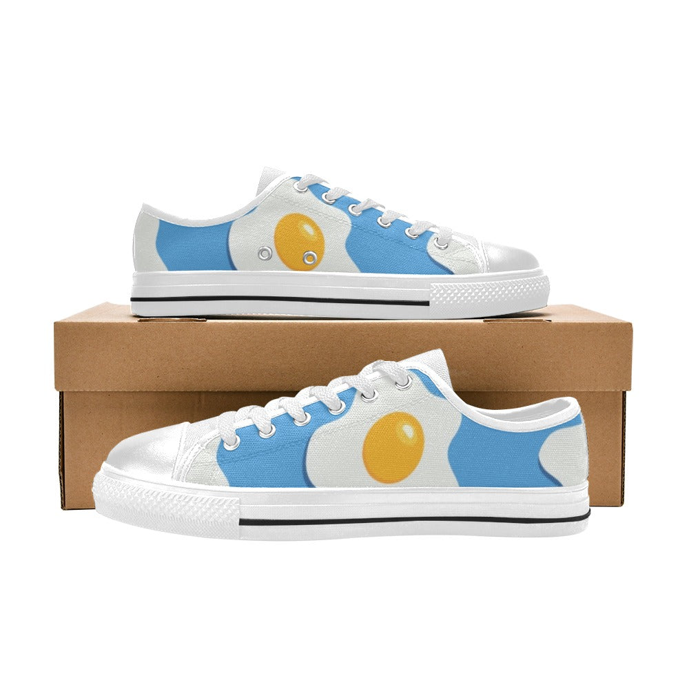 Fried Eggs - Women's Classic Canvas Shoes