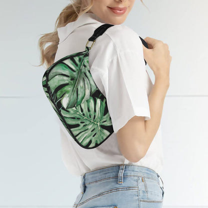 Jungle Leaves - Small Shoulder Bag