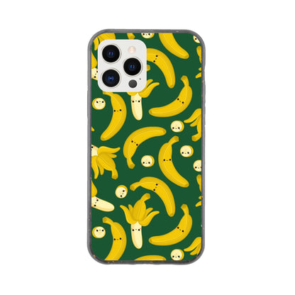 Happy Bananas - Phone Cases Bio case Apple - iPhone 12 Pro Print Material Globally Fulfilled