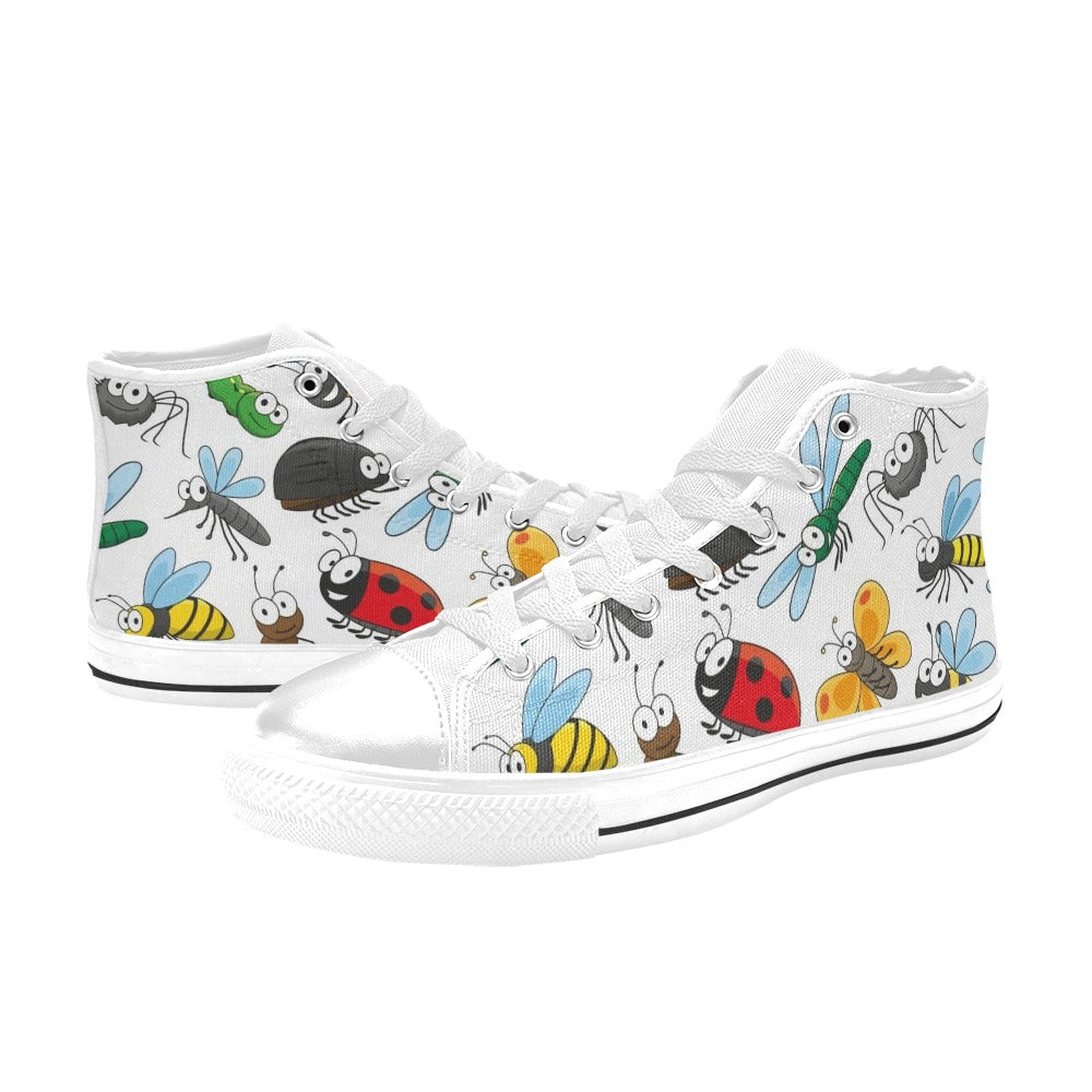 Little Creatures - Men's High Top Canvas Shoes