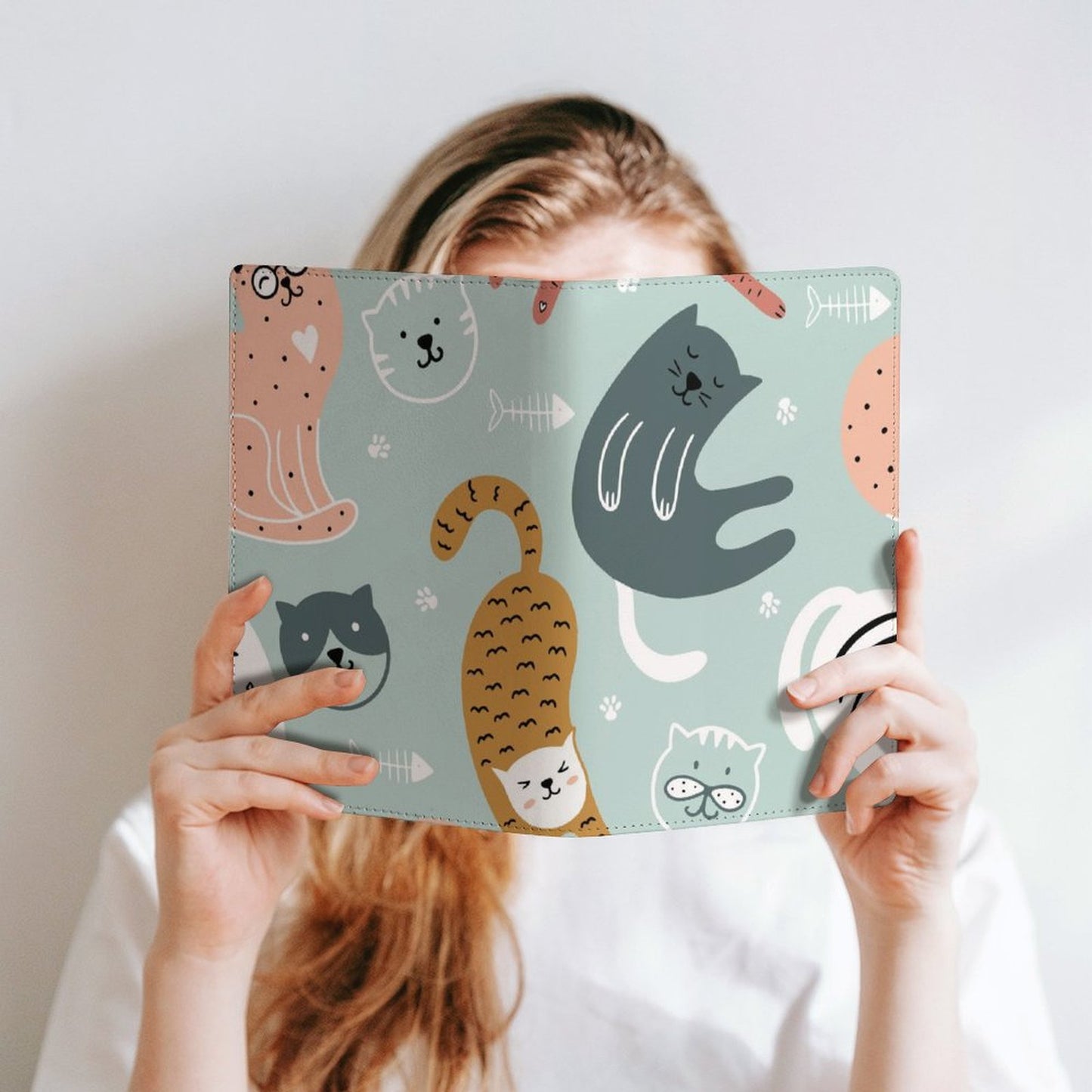 Cat Stretch - (A5) Notebook Cover