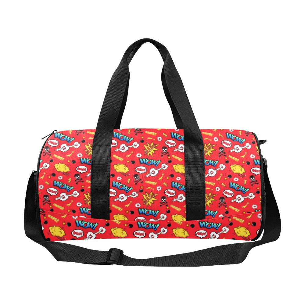 Comic Book Red - Duffle Bag