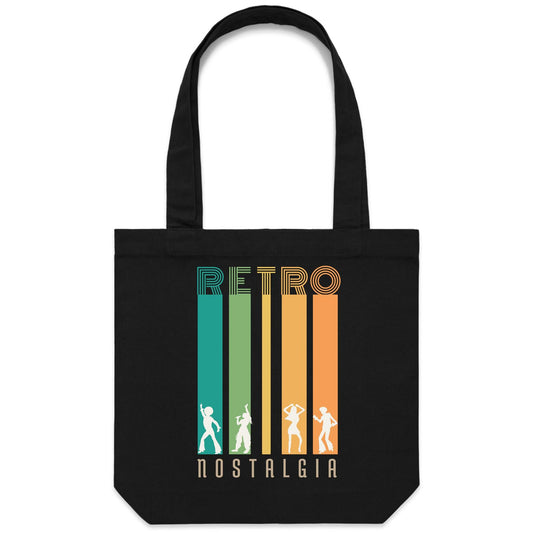 Retro Nostalgia - Canvas Tote Bag Default Title Tote Bag Retro