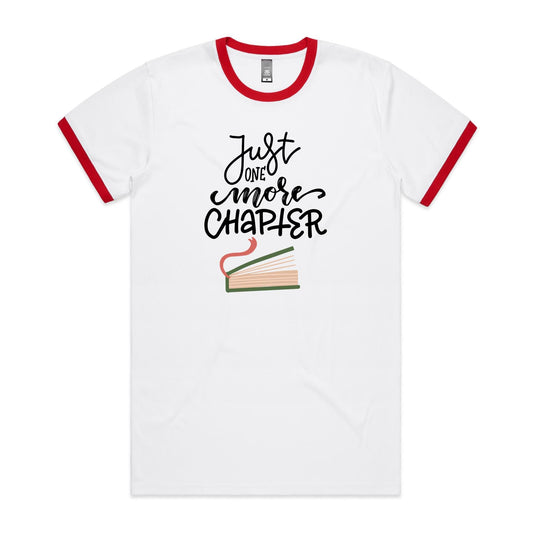 Just One More Chapter, Books - Staple Ringer Tee