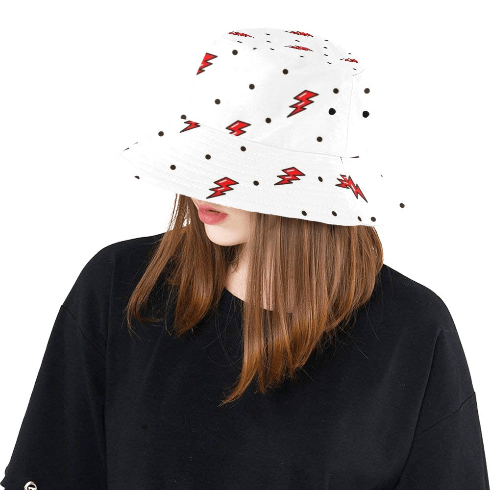 Red Lightning - Womens Bucket Hat