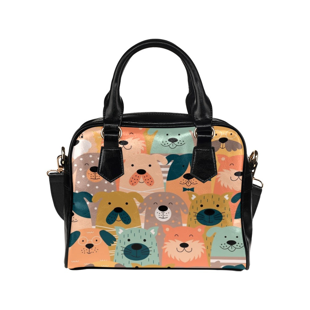 Lots Of Dogs - Shoulder Handbag