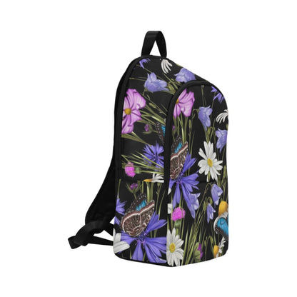 Butterfly Flowers - Fabric Backpack for Adult Adult Casual Backpack animal Plants