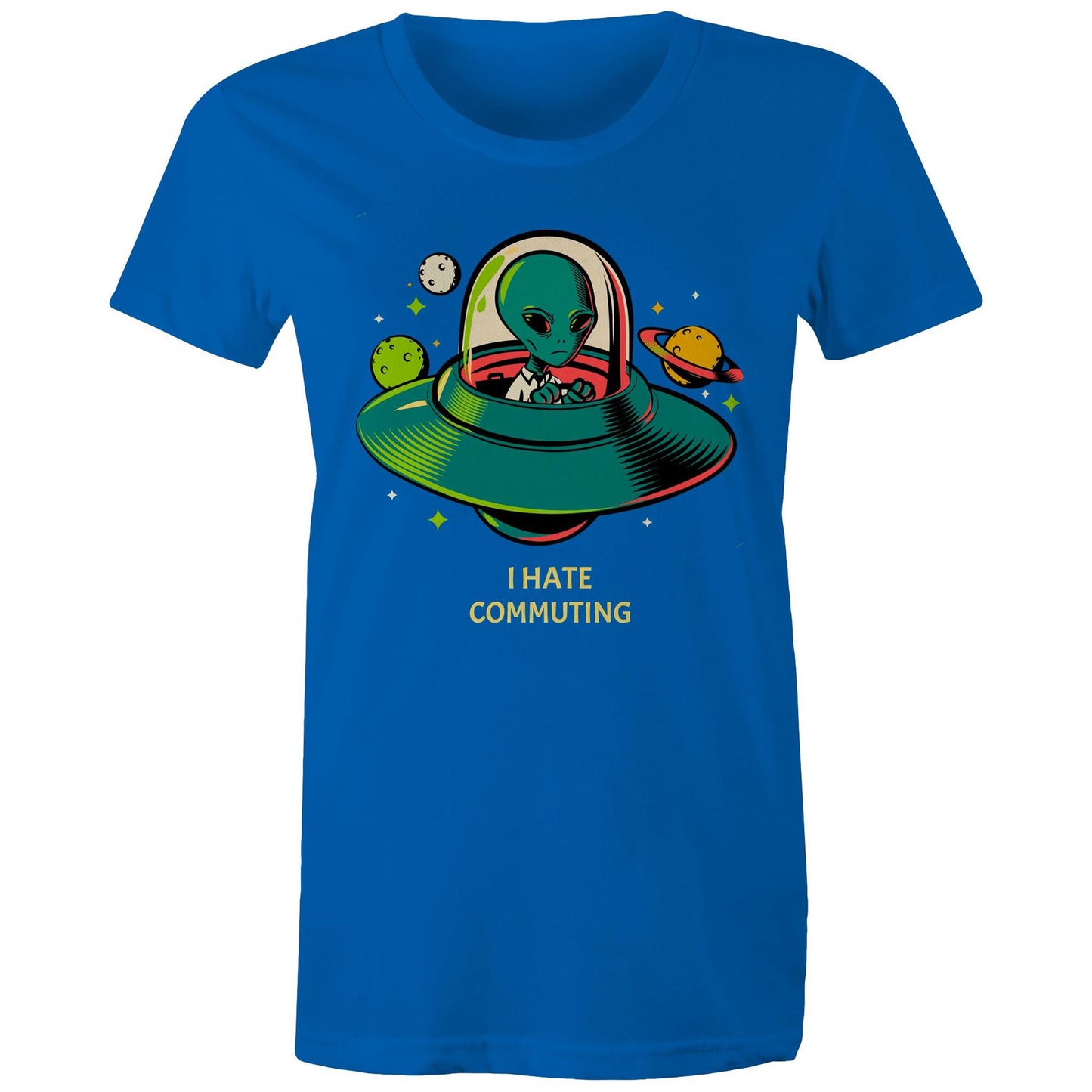 Alien Commute - Womens T-shirt