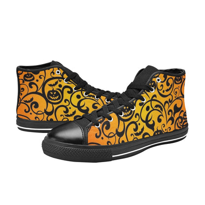 Halloween - Men's High Top Canvas Shoes