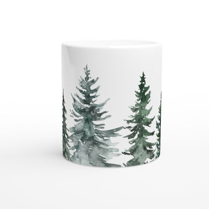 Trees - White 11oz Ceramic Mug White 11oz Mug Plants