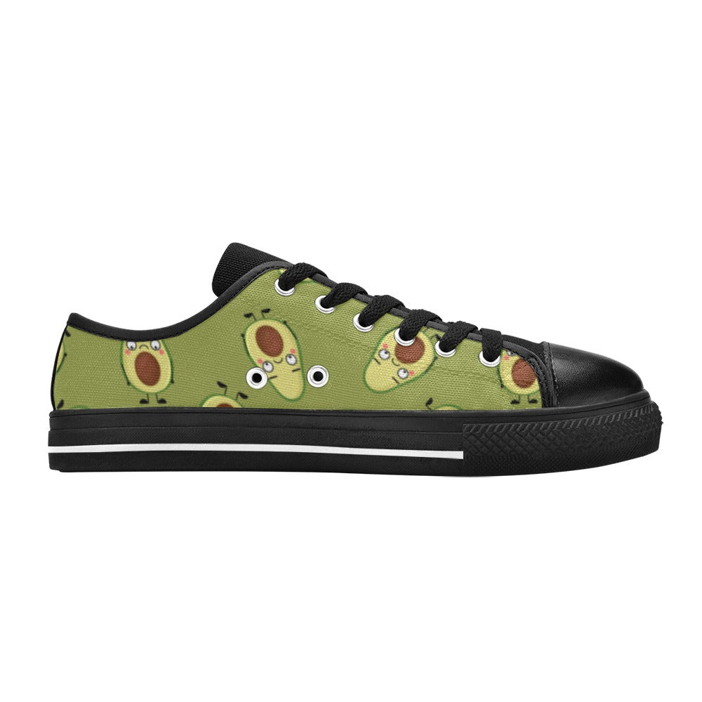 Avocado Characters - Women's Classic Canvas Shoes