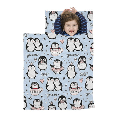 Penguin Love - Kids Sleeping Bag